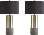 Signature Design by Ashley Jacek Contemporary Table Lamp, 2 Count, 3 Way Switch,... - Image 2