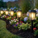 Solar Pathway Lights Outdoor 10 Pack, LED Solar Garden Lights Auto On/Off Waterp... - Image 2
