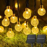 Solar String Lights Outdoor Waterproof, 2 Pack 60 LED 36.5 FT Each, Solar Powere... - Image 2
