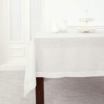Solino Home Linen Tablecloth 60 x 108 Inch - Classic Hemstitch 100% Pure Linen W... - Image 2