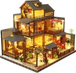 Spilay DIY Dollhouse Miniature with Wooden Furniture,DIY Dollhouse Kit Big Japan... - Image 2