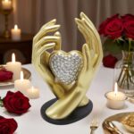 Spring Decorations Wedding Couple gifts,Table Statues Gold Home Decor Aesthetic ... - Image 2