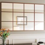 Suidia Wall Mirror, 30" x 48" Window Decorative Mirrors, Metal Framed Wall Decor... - Image 2
