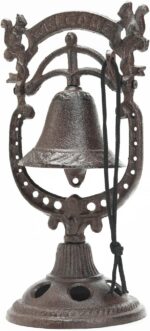Sungmor Classic Cast Iron Tabletop Hand Bell Dinner Bell - Lovely Squirrel Shape... - Image 2