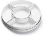 Sweese Porcelain Divided Serving Dishes, Relish Tray, Serving Bowls for Parties ... - Image 2