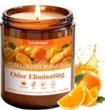 Sweet Orange Bergamot Odor Eliminating Candle | Eliminates 95% of Pet, Smoke & B... - Image 2