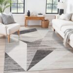 TOPRUUG Area Rug 5x6 Washable: Geometric Non-Slip Low Pile Rugs for Living Room ... - Image 2