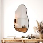 TRAHOME Irregular Asymmetrical Wall Mirror for Living Room Bathroom Entryway, Mo... - Image 2