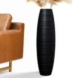 Tall Floor Vase, 27.5 inches (70cm, 2.3FT) Floor Vase Sturdy, Luxury, Textured f... - Image 2