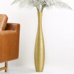 Tall Floor Vase, Large Vases for Rustic Home Decor Modern Farmhouse, Sturdy, Lux... - Image 2