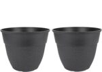 The HC Companies Brookhaven Decorative Round Planter - Lightweight Premium Resin... - Image 2