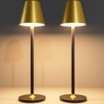 Timjorman 2-Pack Cordless Table Lamps - 5000mAh Rechargeable Battery Operated De... - Image 2