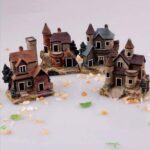 Tiny House Miniature Homes - 4-Piece Fairy Garden Set Create an Enchanting Minia... - Image 2