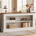 Tribesigns 63-Inch Long Console Table for Entryway, Narrow Long Entry Table with... - Image 2