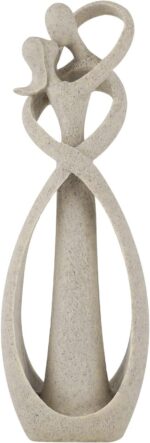 Trycooling Kissing Lovers Statue Abstract Sculpture Resin Statues for Home Decor... - Image 2