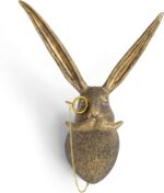 UITWMKTG Gold Animal Head Wall Decor Wall Sculpture Home Decor Statue for Living... - Image 2