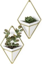 Umbra Trigg Hanging Planter Vase Wall Decor, Set of 2 Pots Containers for Succul... - Image 2
