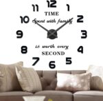VANGOLD Large Wall Clocks for Living Room Decor, Decorative Wall Clocks Battery ... - Image 2