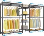VIPEK X3 Expandable Heavy Duty Clothes Rack Adjustable from 5'2" to 8' with Adju... - Image 2