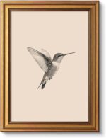 VIYYIEA Vintage Gold Framed Wall Art for Living Room, Birds Canvas Prints Home D... - Image 2