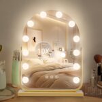 Vanity Mirror with Lights,17.3"×13" Lighted Makeup Mirror with 12 Dimmable LED B... - Image 2