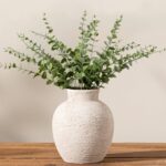 Vanselia Ceramic Flower Vase Home Decor - Small Farmhouse Table Vases Rustic Vin... - Image 2