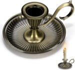 Vintage Candlestick Holders,Vintage Taper Brass Candle Stick Holders Decor with ... - Image 2