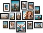 Vittanly 15 Pack Picture Frames Collage Wall Decor for Mounting or Tabletop Disp... - Image 2