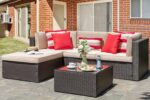 Vongrasig 5 Piece Patio Furniture Sets, Outdoor Patio Set Sectional Sofa, All-We... - Image 2