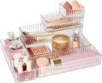 Vtopmart 7 PCS Clear Drawer Organizers Bins, 4-Size Stackable Makeup and Vanity ... - Image 2