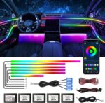 WEBUPAR Dreamcolor Acrylic Interior Lights, 10 in 1 LED Strip Lights with APP Co... - Image 2