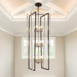 WJShome 12-Light Modern Chandelier, Large Chandeliers for High Ceilings, Farmhou... - Image 2