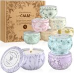 WarmEmbrace Scented Candles, Candle Set of 9, Long-Lasting Candles for Women, Ca... - Image 2