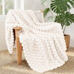 Whale Flotilla Fleece Throw Blanket for Couch or Bed, Luxury 3D Jacquard Super S... - Image 2