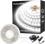 White Led Strip Lights for Bedroom Small Dimmable LED Lights Strip 16.4ft Super ... - Image 2