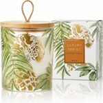 Wild Lily & Vetiver Candles for Home Scented Natural Soy Wax, 55H Long Burning, ... - Image 2