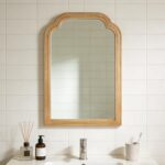 Wood Framed Bathroom Mirror for Wall, 20X30 Inch Rustic Wood Frame Wall Mirrors ... - Image 2