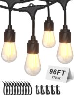 XMCOSY+ 96FT Outdoor String Lights, Patio Lights Outdoor Waterproof with 32 Shat... - Image 2