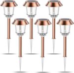 XMCOSY+ Solar Pathway Lights Outdoor - 6 Pack Solar Lights Outdoor Waterproof, 1... - Image 2