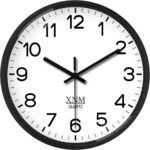 XNM 8 Inch Small White Classic Wall Clock for Living Room Bedroom Kitchen Analog... - Image 2