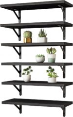 YGEOMER Wall Shelves for Bedroom, 16.5 Inch Floating Shelves for Wall, Shelves f... - Image 2