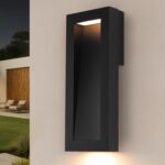 Yisuro Modern Outdoor Wall Light with LED, Exterior Lighting Fixtures 2700K Inte... - Image 2