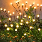 ZFNN Solar Garden Lights Outdoor, 4 Pack Firefly Swaying Lights, Waterproof Gard... - Image 2