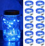 ZGWJ 12 Pack Fairy Lights Battery Operated, 7ft 20 Mini LED Fairy String Lights ... - Image 2