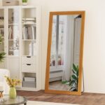 ZHUNFA Full Length Mirror,71x32 Inch Full Length Mirror Wall Mounted,Vertical Ha... - Image 2