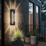 camuucci Dusk to Dawn Outdoor Light,15.7 Inches LED Porch Lights Outdoor Waterpr... - Image 2