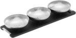 predolo 3 Bowl Serving Set with Tray for Snacks and Dips - Image 2