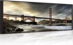 sechars XLarge Golden Gate Bridge Picture Canvas Wall Art Vintage San Francisco ... - Image 2