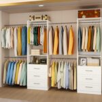 vomavex Closet System of 2 Set, 4-18FT Closet Organizer System with 10 Hanging R... - Image 2