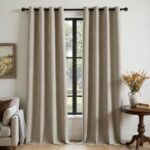 100% Blackout Curtains for Bedroom, Luxury Chenille Thermal Insulated Drapes for... - Image 2